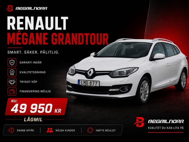 Begagnad Renault Megane till salu Luleå