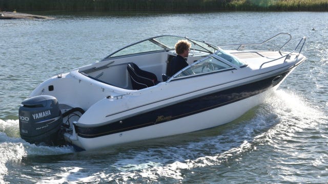 Yamarin 59 DC -2007. Yamaha F100 HK. HÖSTREA!