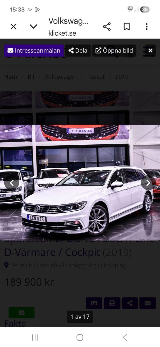Volkswagen Passat 2019