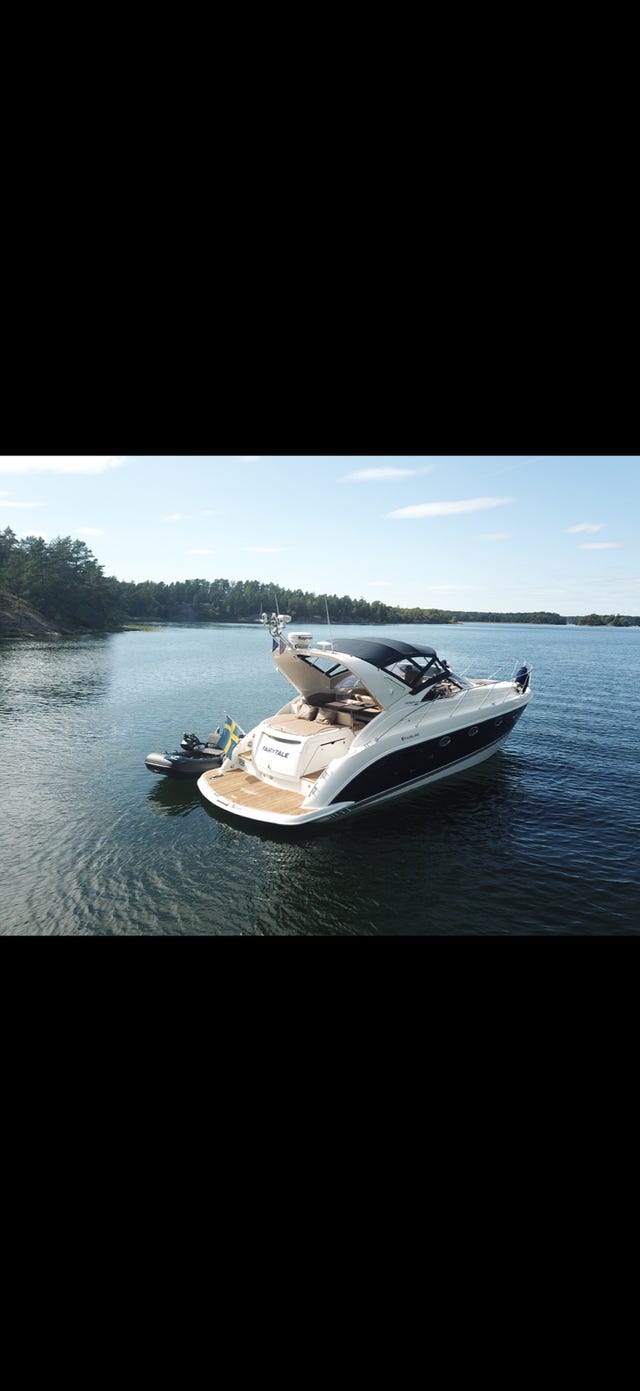 Fairline T40 med D6-310 i toppskick (42fot)
