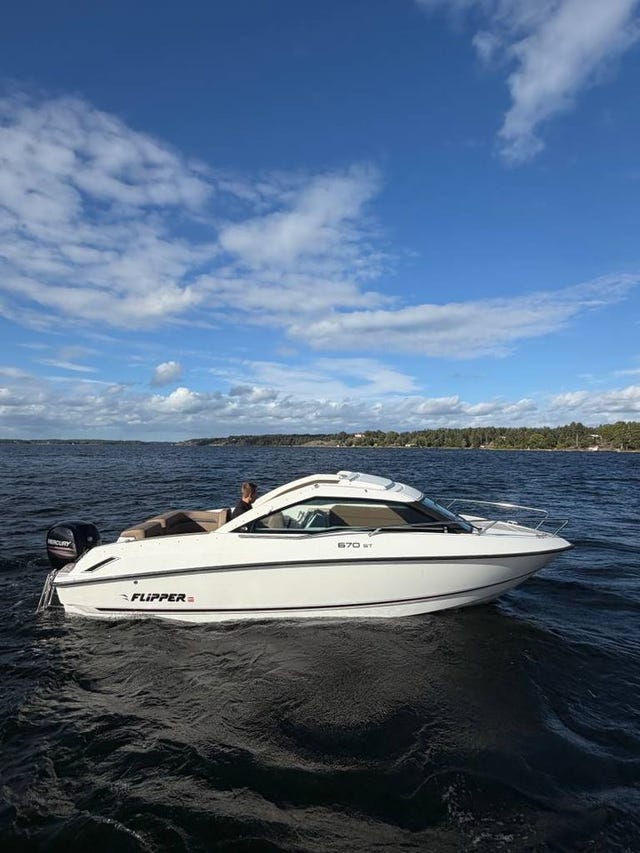 Flipper 670 ST - uttagen 2019 - 150 HK Mercury