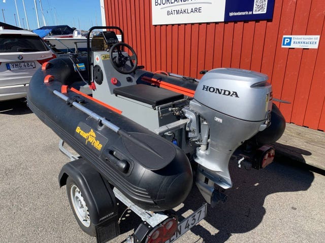 Great White Rib 270 Honda 15Hk inkl 80lm/h trailer