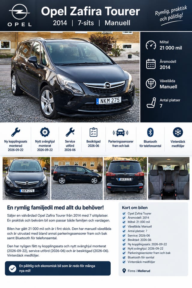 Opel Zafira Tourer 2014