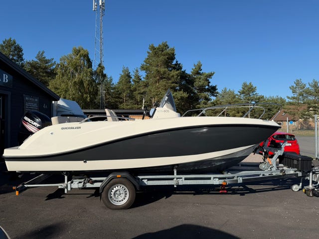 Quicksilver Activ 605 115 hk – toppskick – 1500 kg trailer ingår 80km 2021