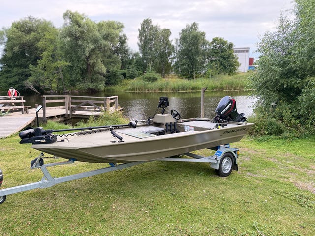 Tracker 1648 MVX SC, fullkittad fiskebåt, livescope mm.