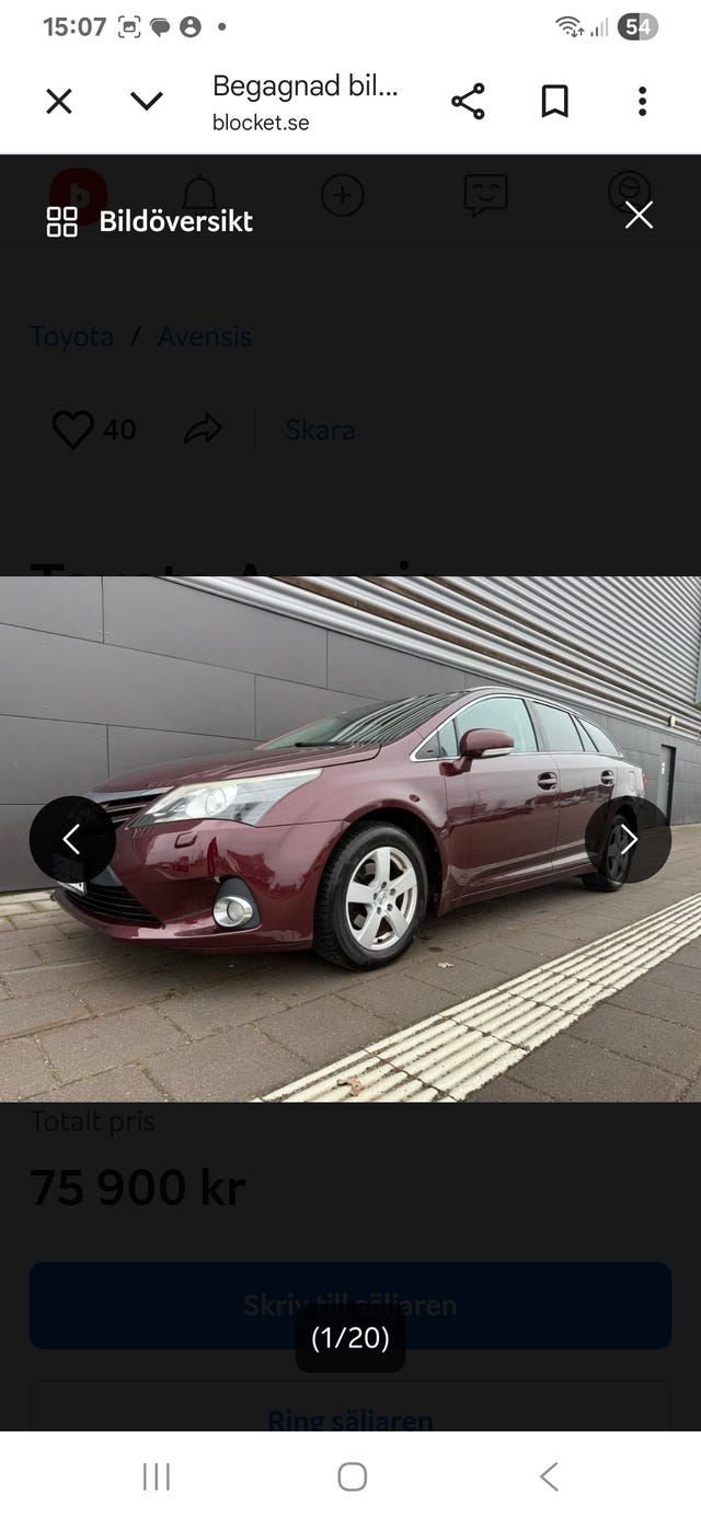 Toyota Avensis 2012