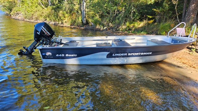 Linder Sportsman 445 Basic med Mercury 20 hk