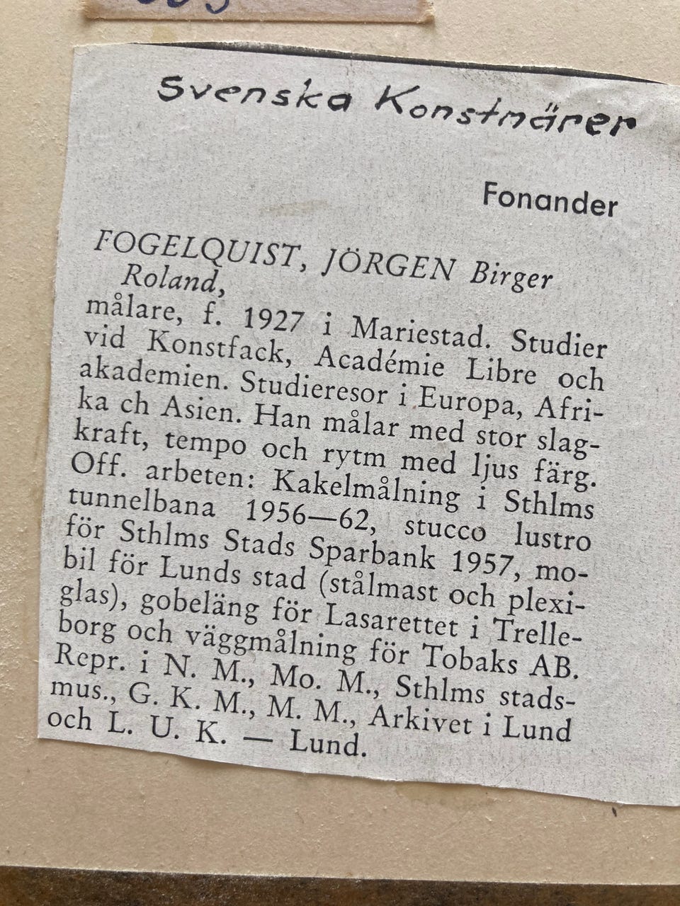 Galleribild