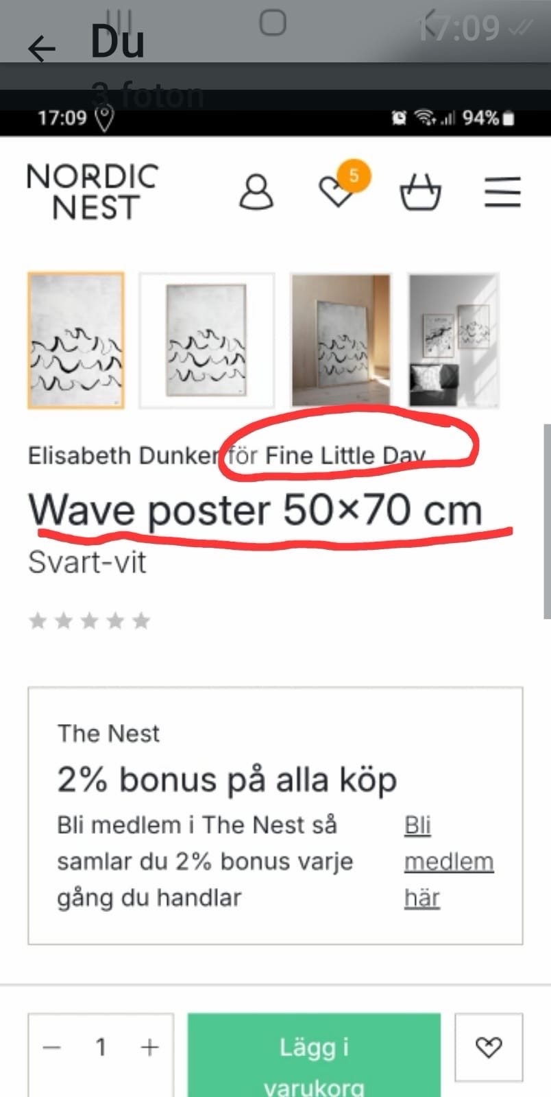 Galleribild