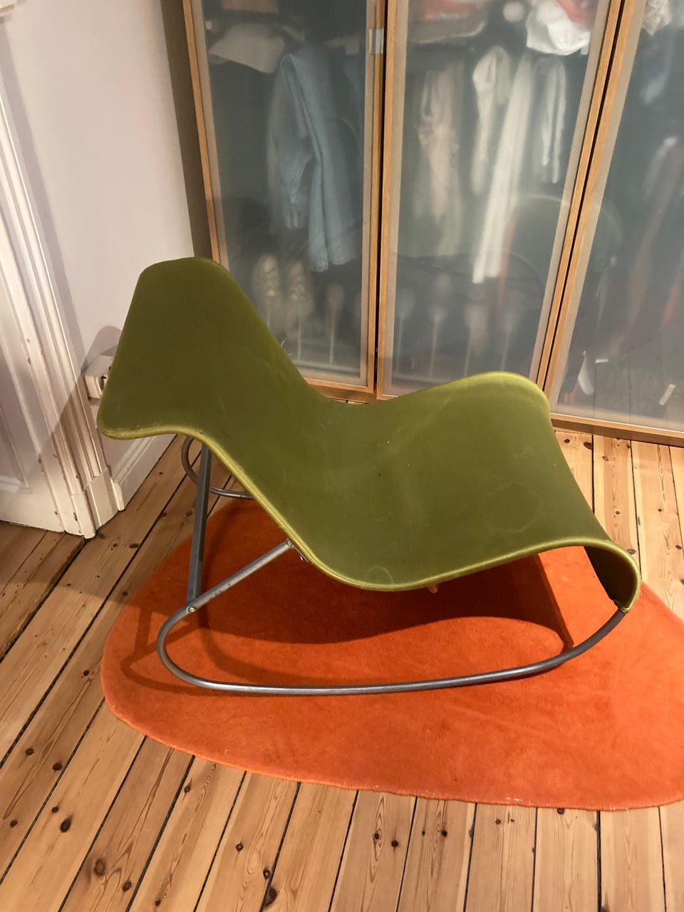 Vintage IKEA Emmabo rocking chair, early 2000s | Blocket