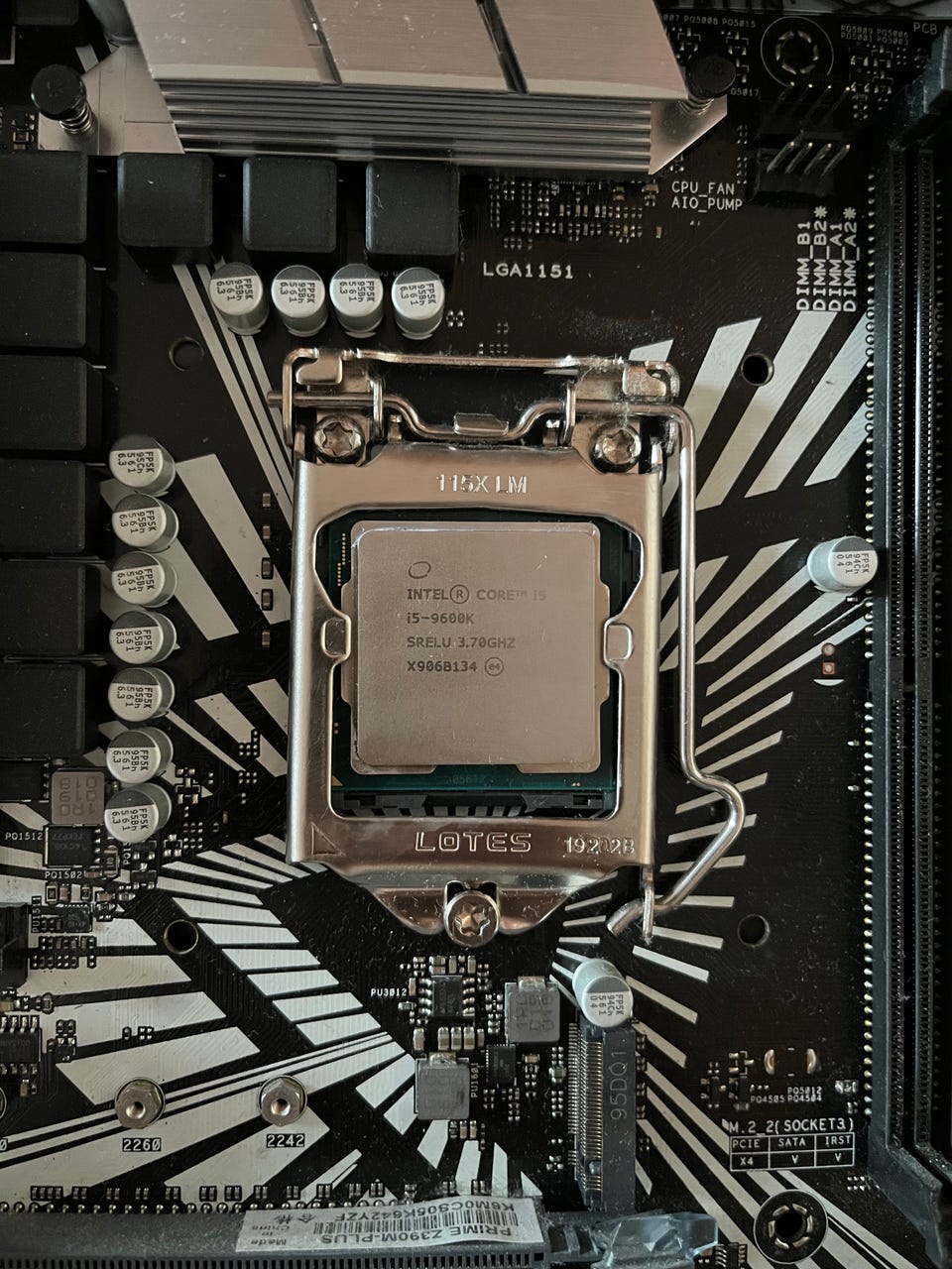 ASUS Prime Z390M-Plus + Intel i5-9600k | Blocket