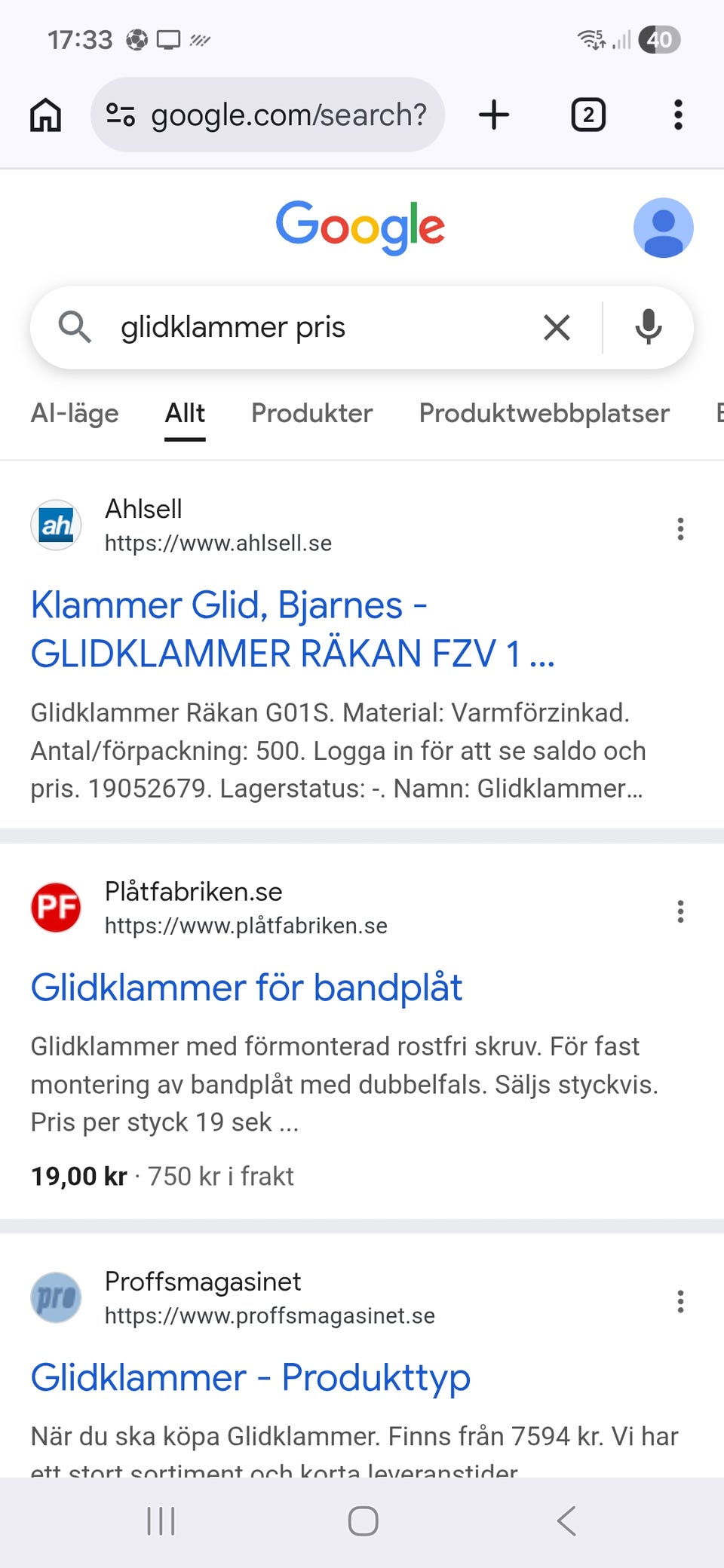 Galleribild
