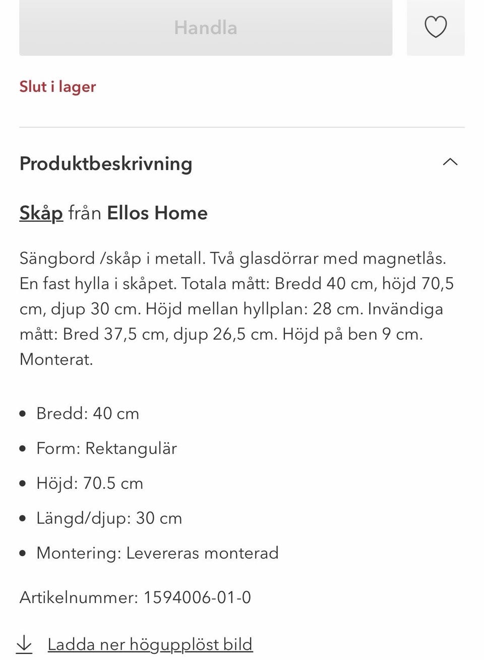 Galleribild