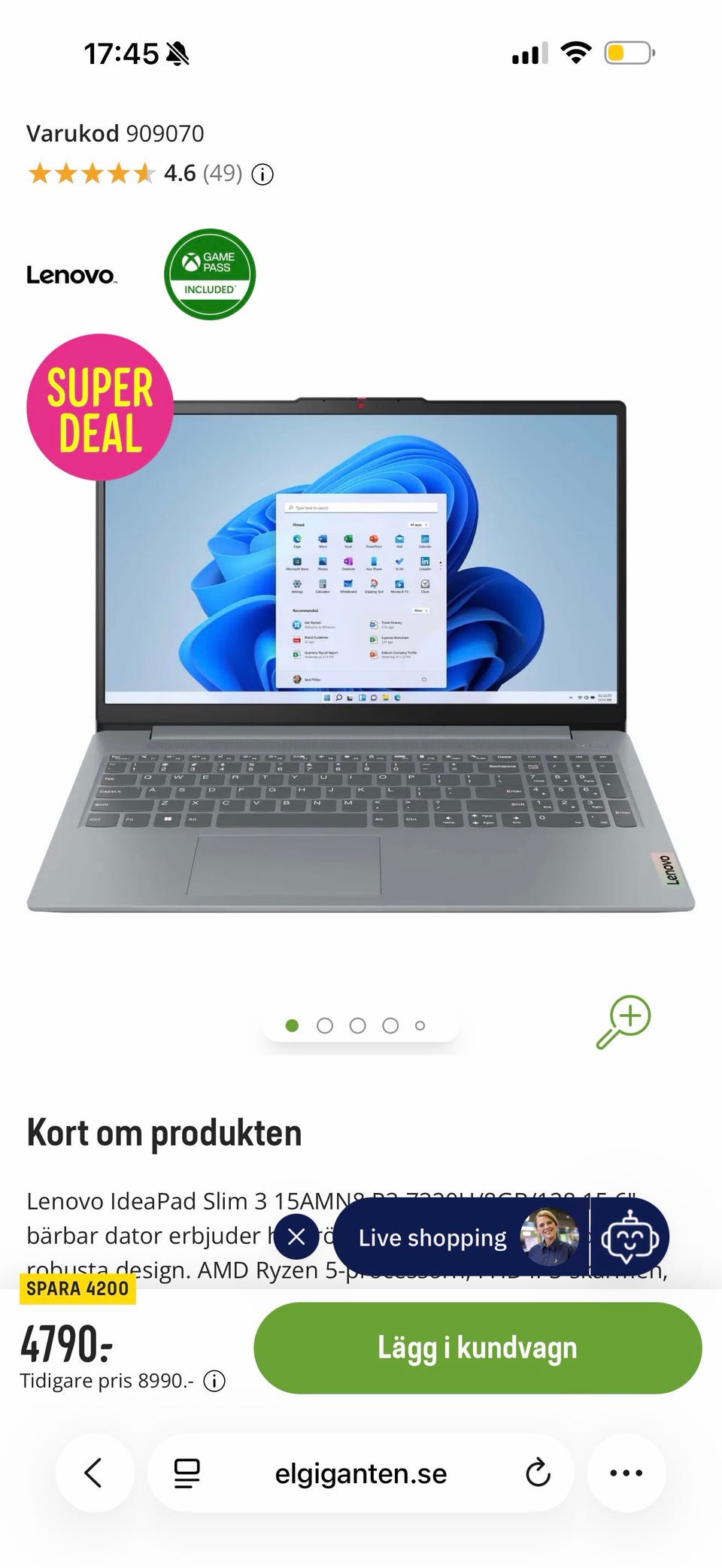 Galleribild