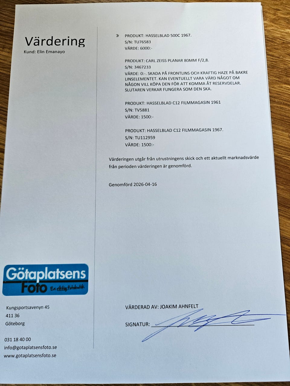 Galleribild