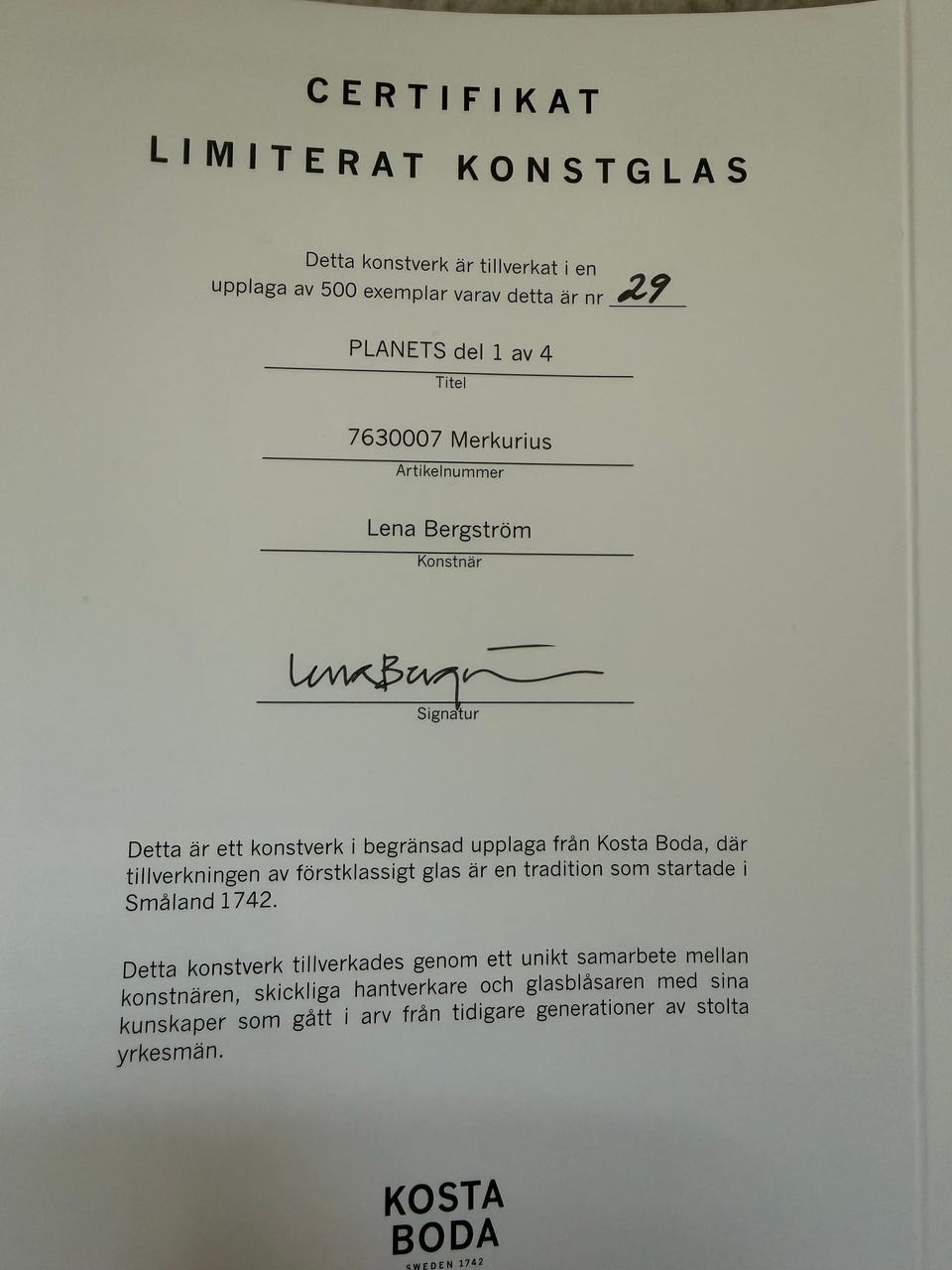 Galleribild