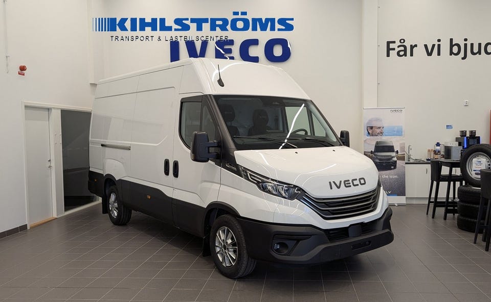 IVECO Daily – 35S18HA8V · 12m3 Skåp · Kraftfull 180 hk motor hos Kihlströms Stockholm