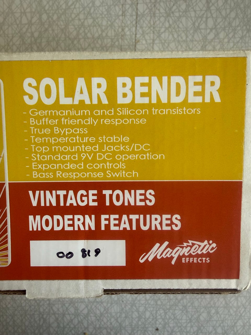 Magnetic Effects Solar Bender fuzz | Blocket