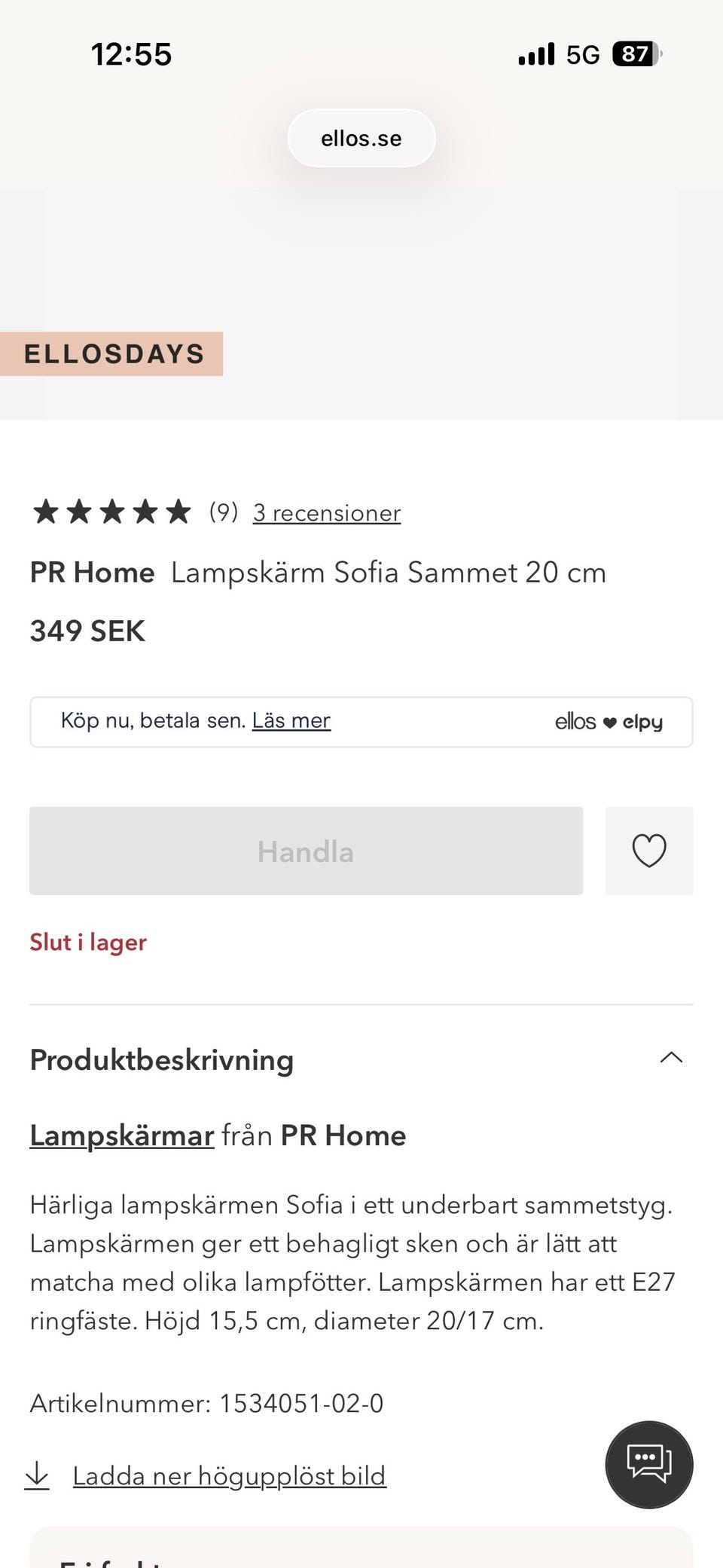 Galleribild