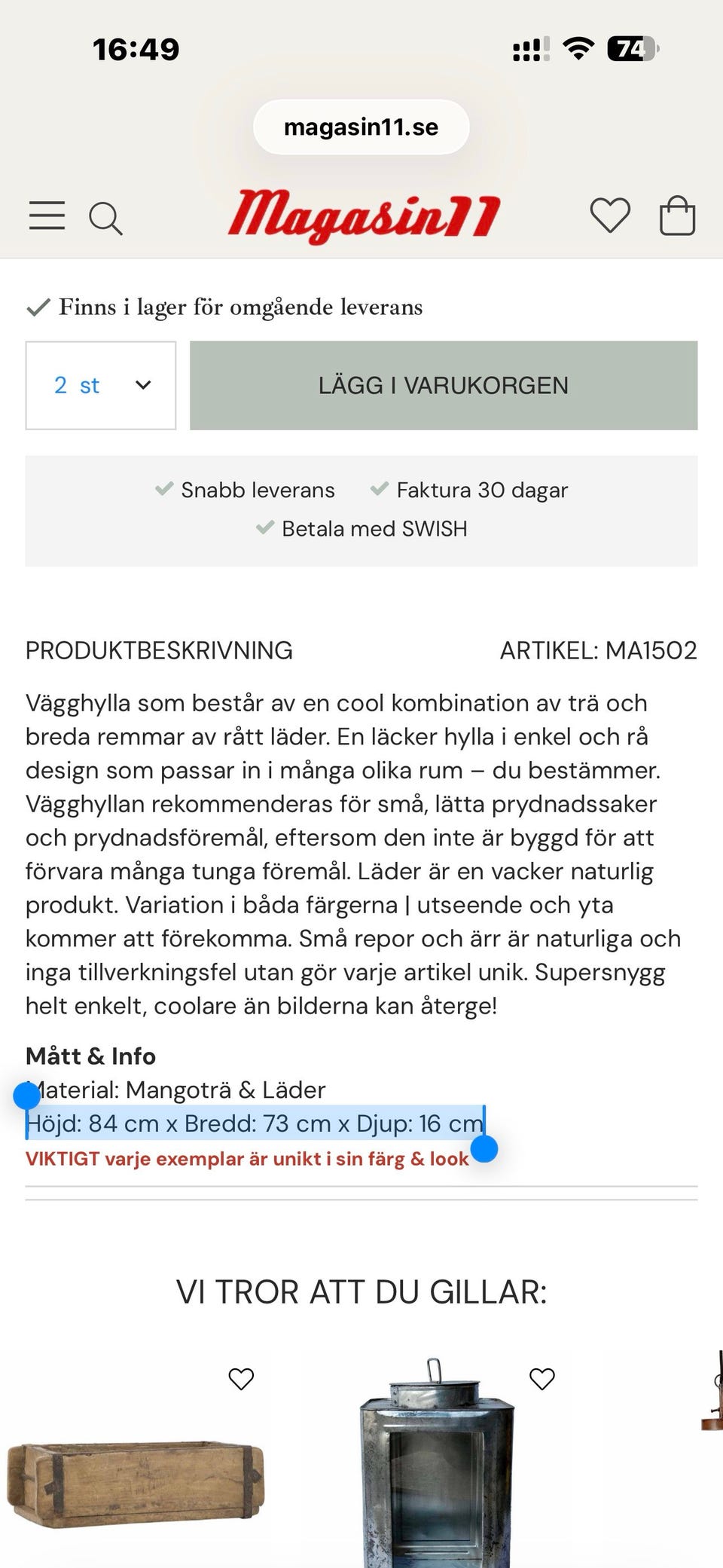 Galleribild