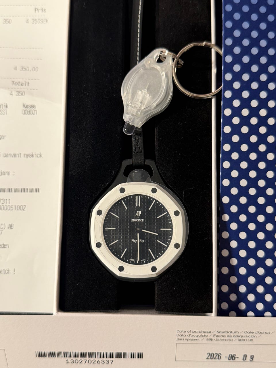 Audemars Piguet x Swatch ”Ocho Negro” – Fullset | Blocket