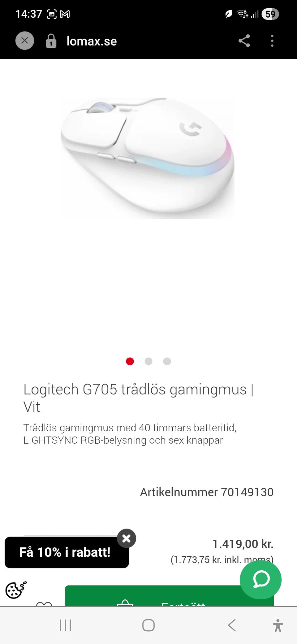 Galleribild