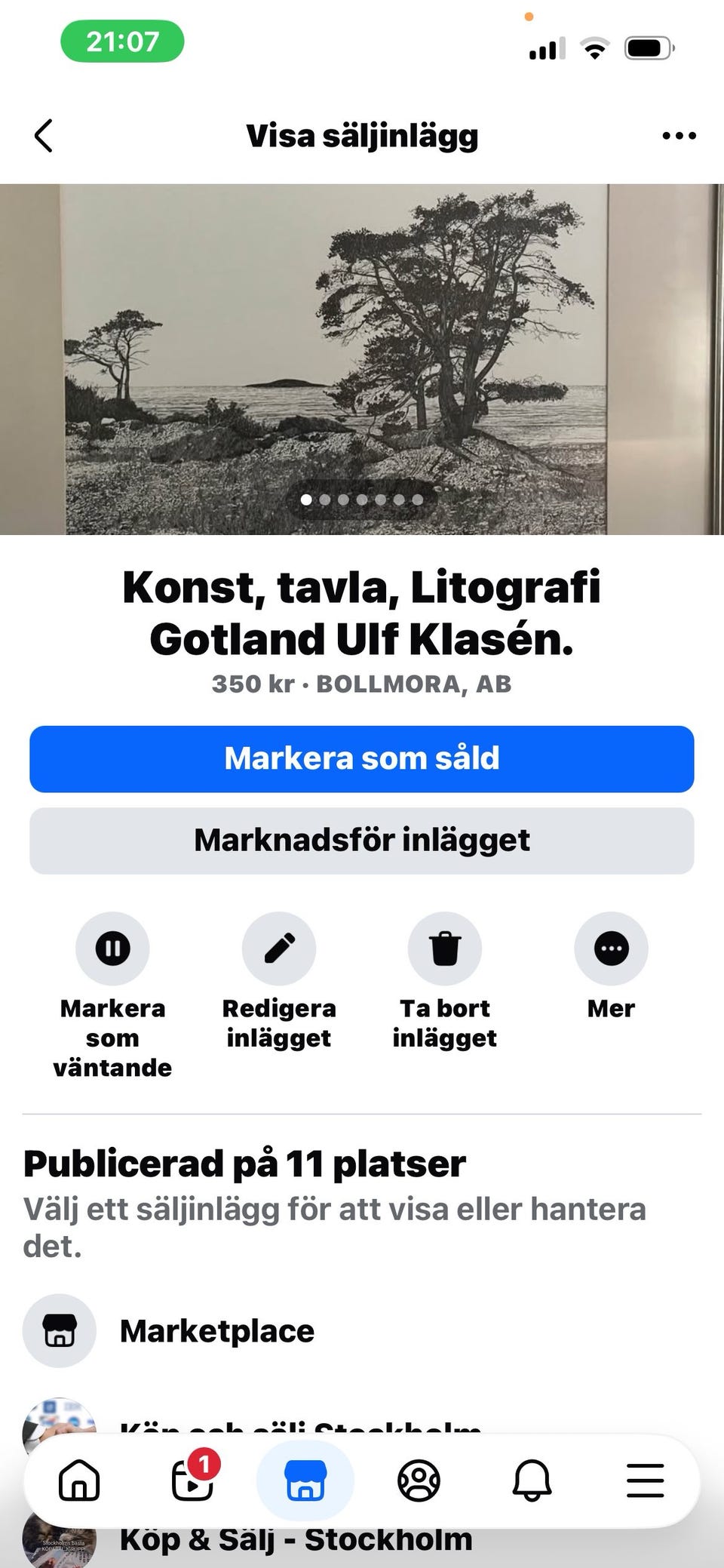 Galleribild