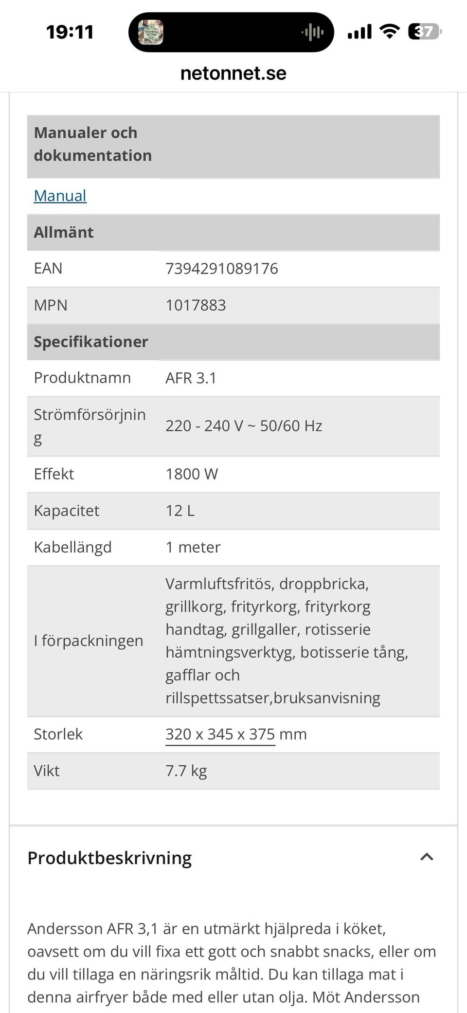 Galleribild