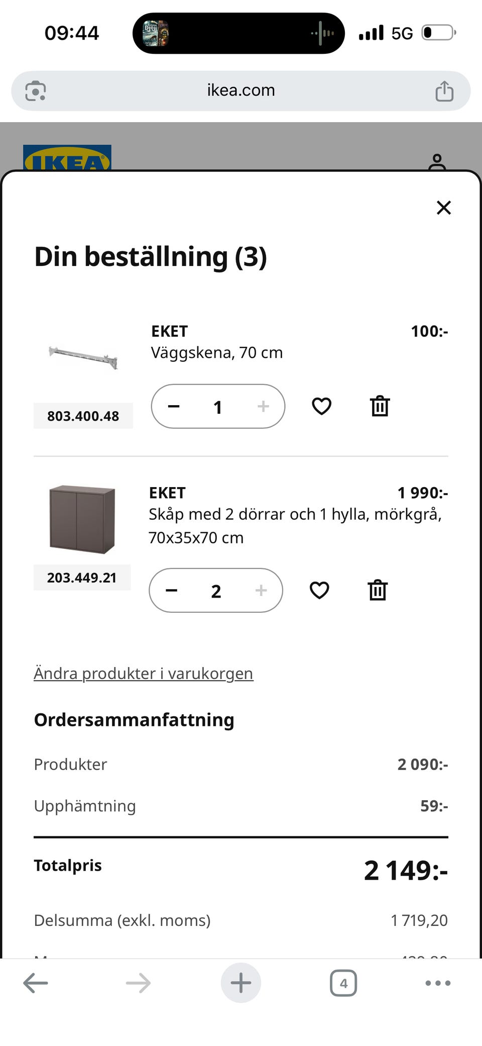 Galleribild
