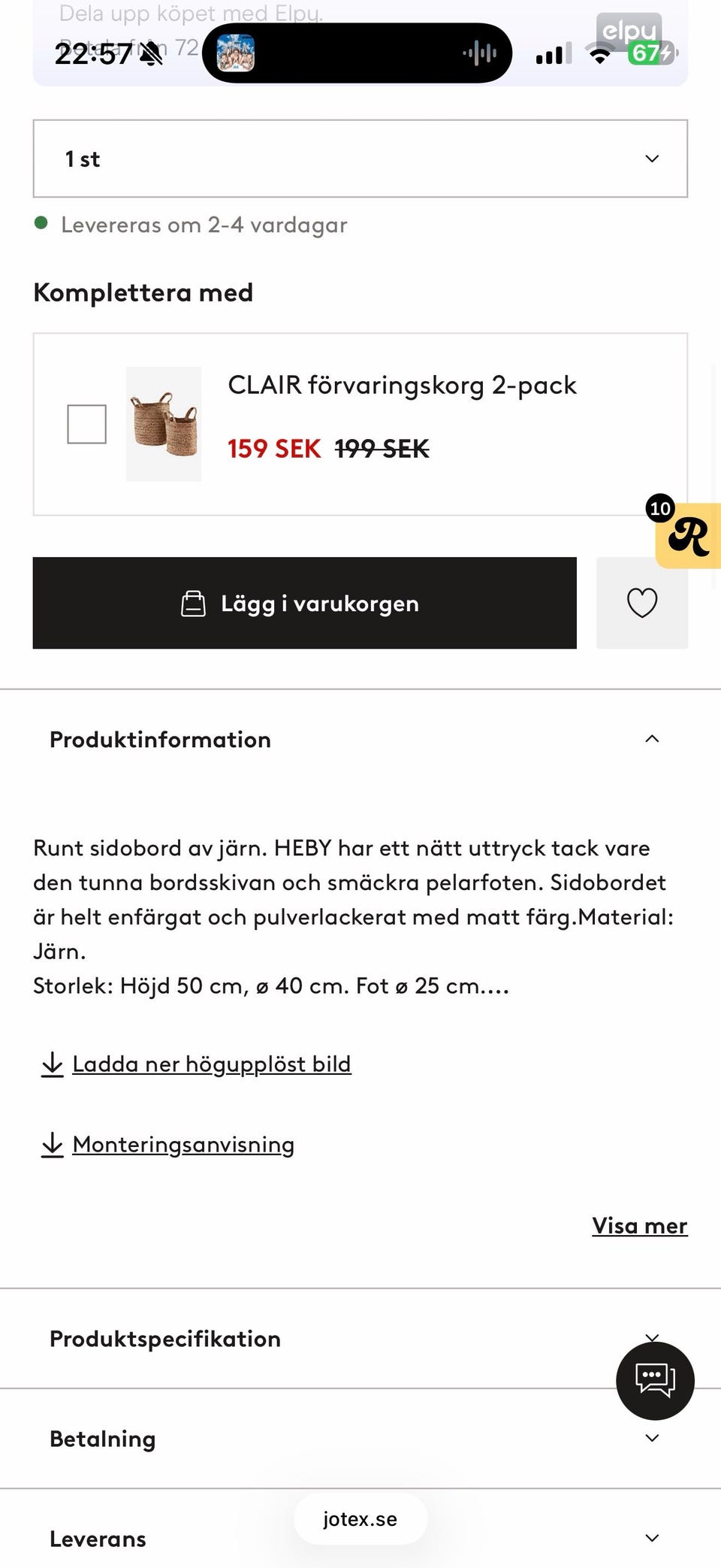 Galleribild