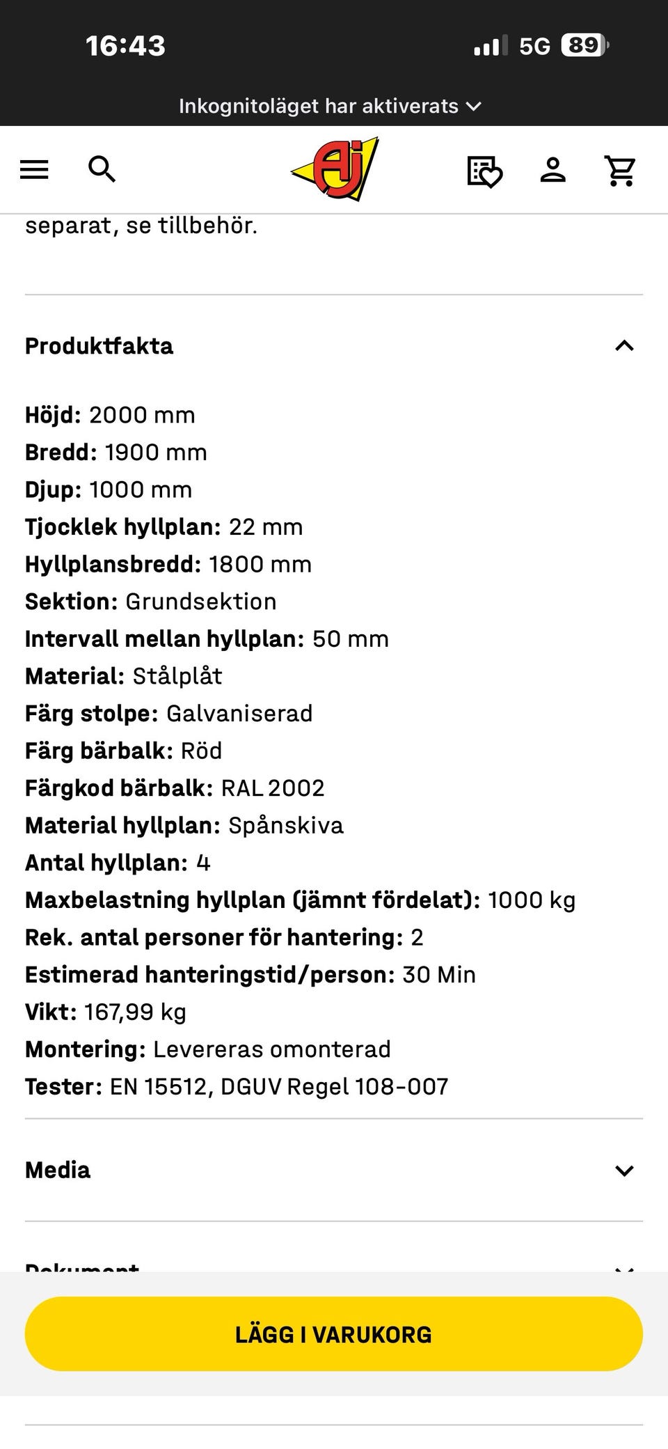 Galleribild