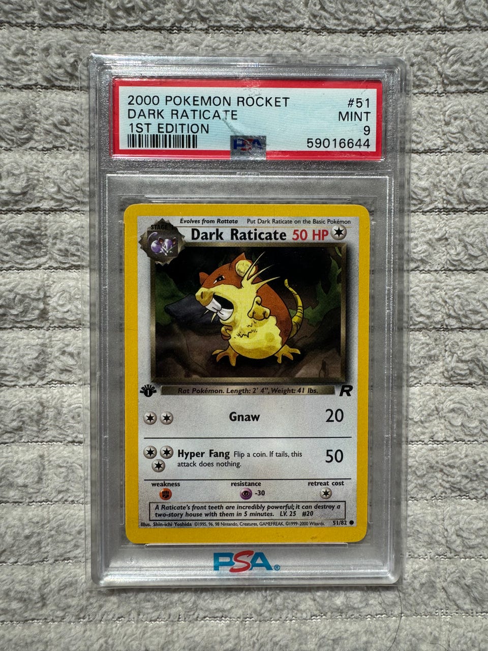 dark raticate pokemon card value Dark Raticate 1st Edition