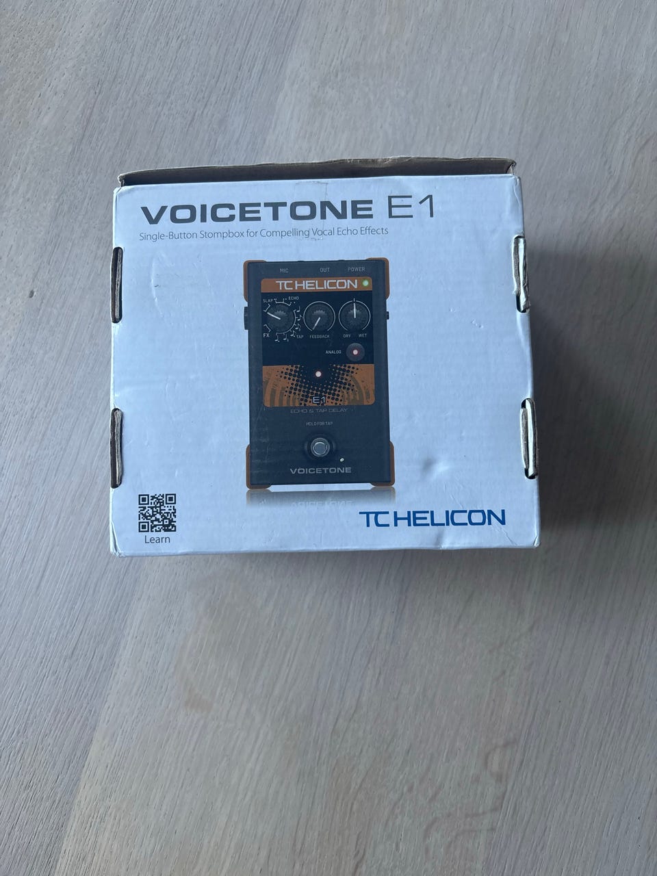 TC Helicon Voicetone E1 echo/tap delay effektpedal | Blocket