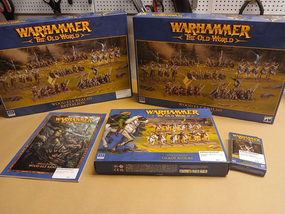 Warhammer the Old World - Wood Elves armé NIB. | Blocket
