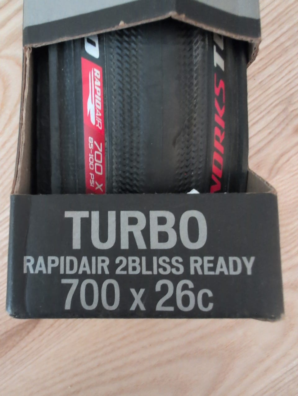 Specialized S-Works Turbo RapidAir 2Bliss Ready racerdäck 700x26c