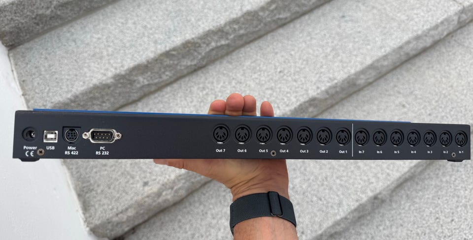 Emagic AMT8 USB MIDI Interface, 8 in / 8 ut | Blocket