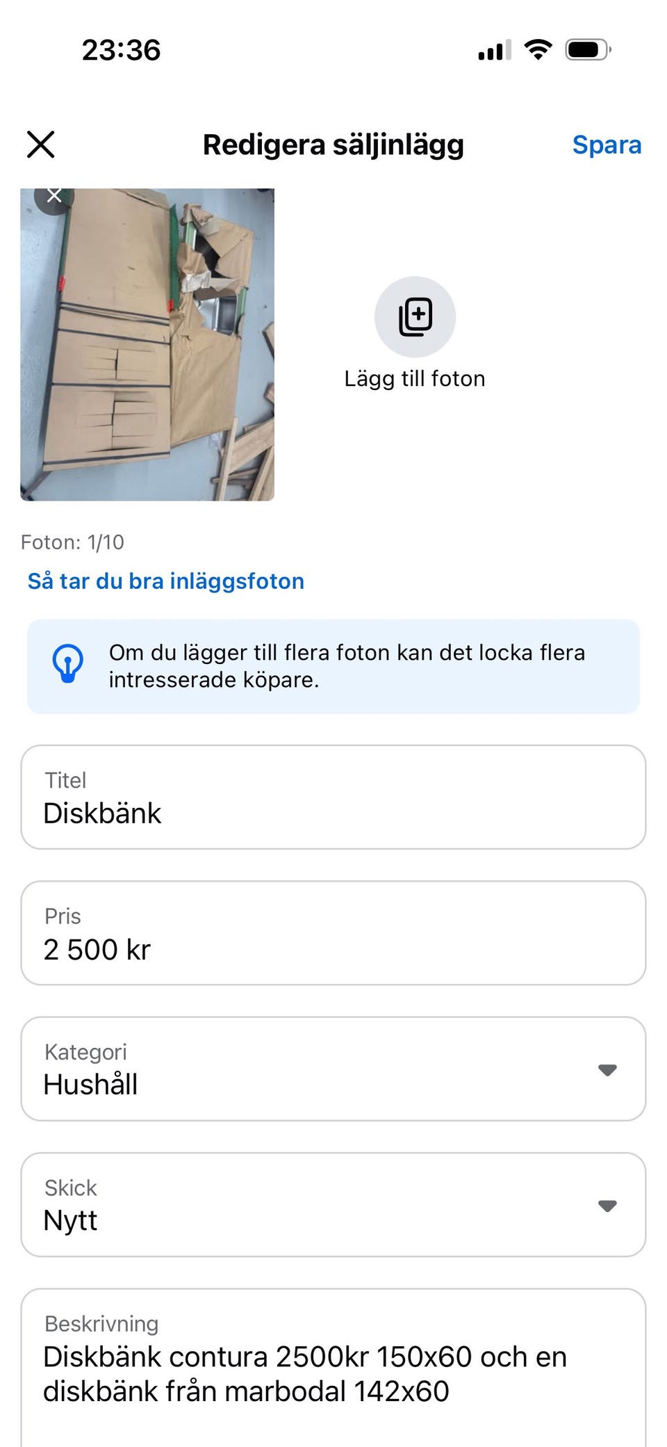 Galleribild