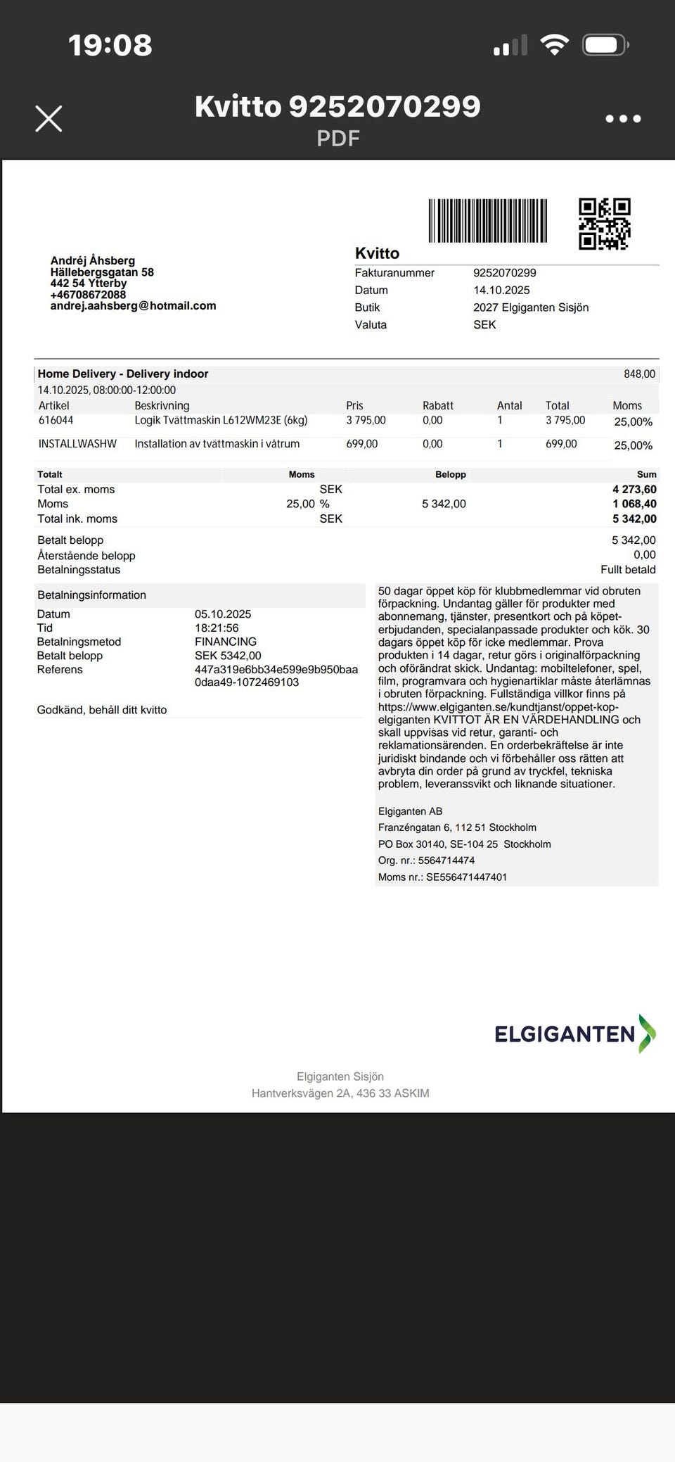 Galleribild