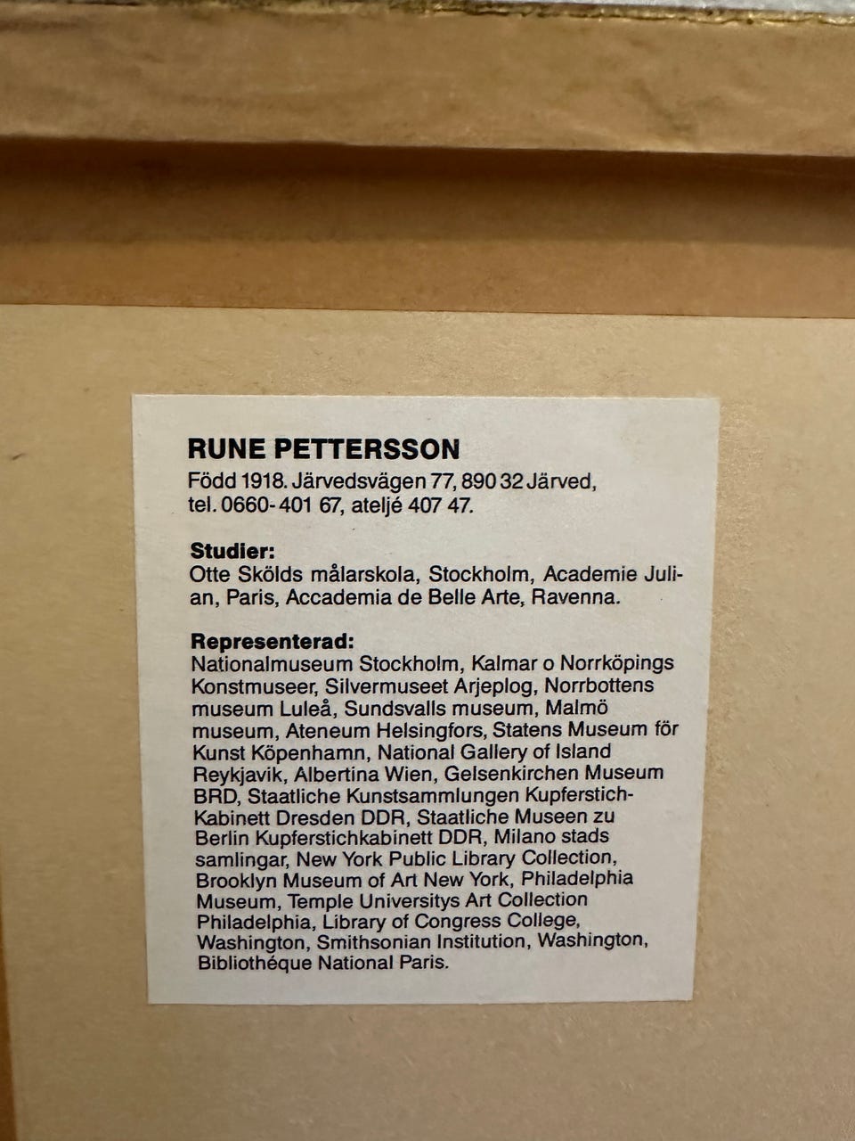 Galleribild