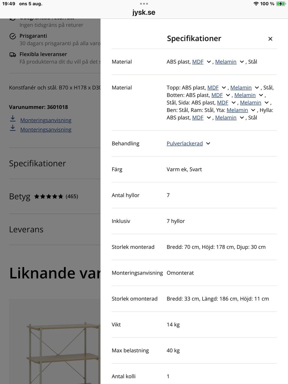 Galleribild