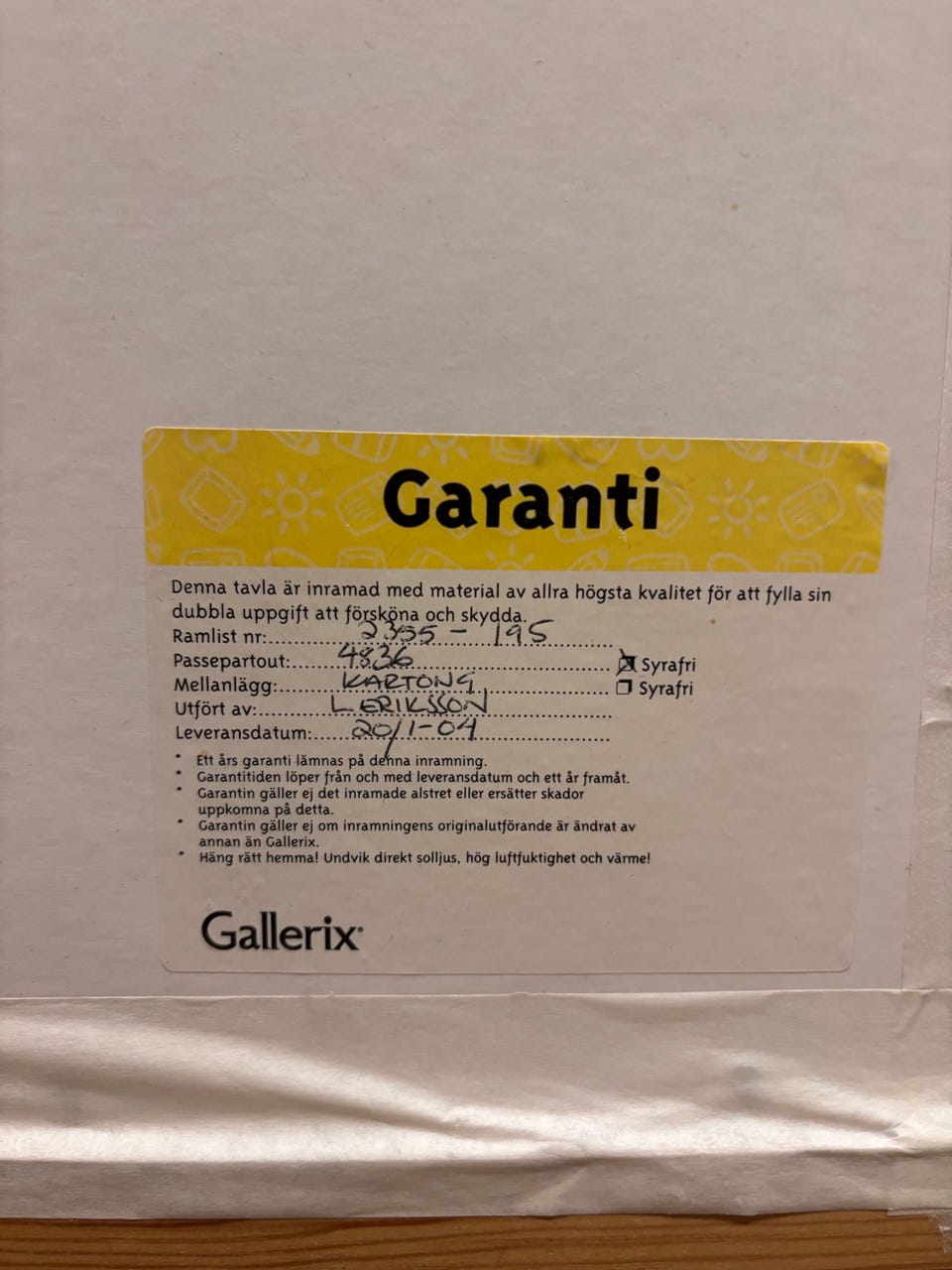 Galleribild