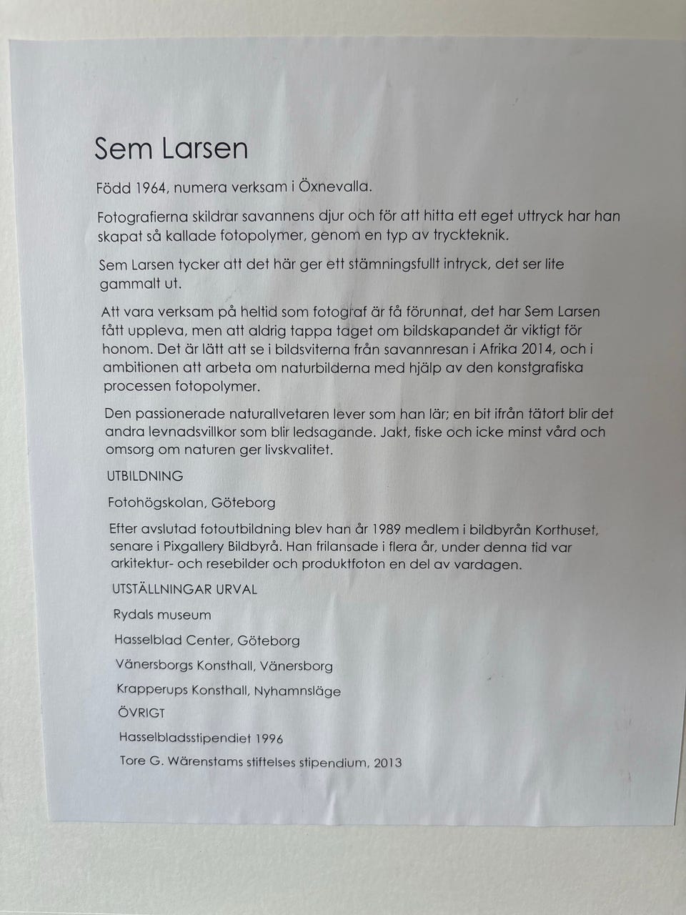 Galleribild