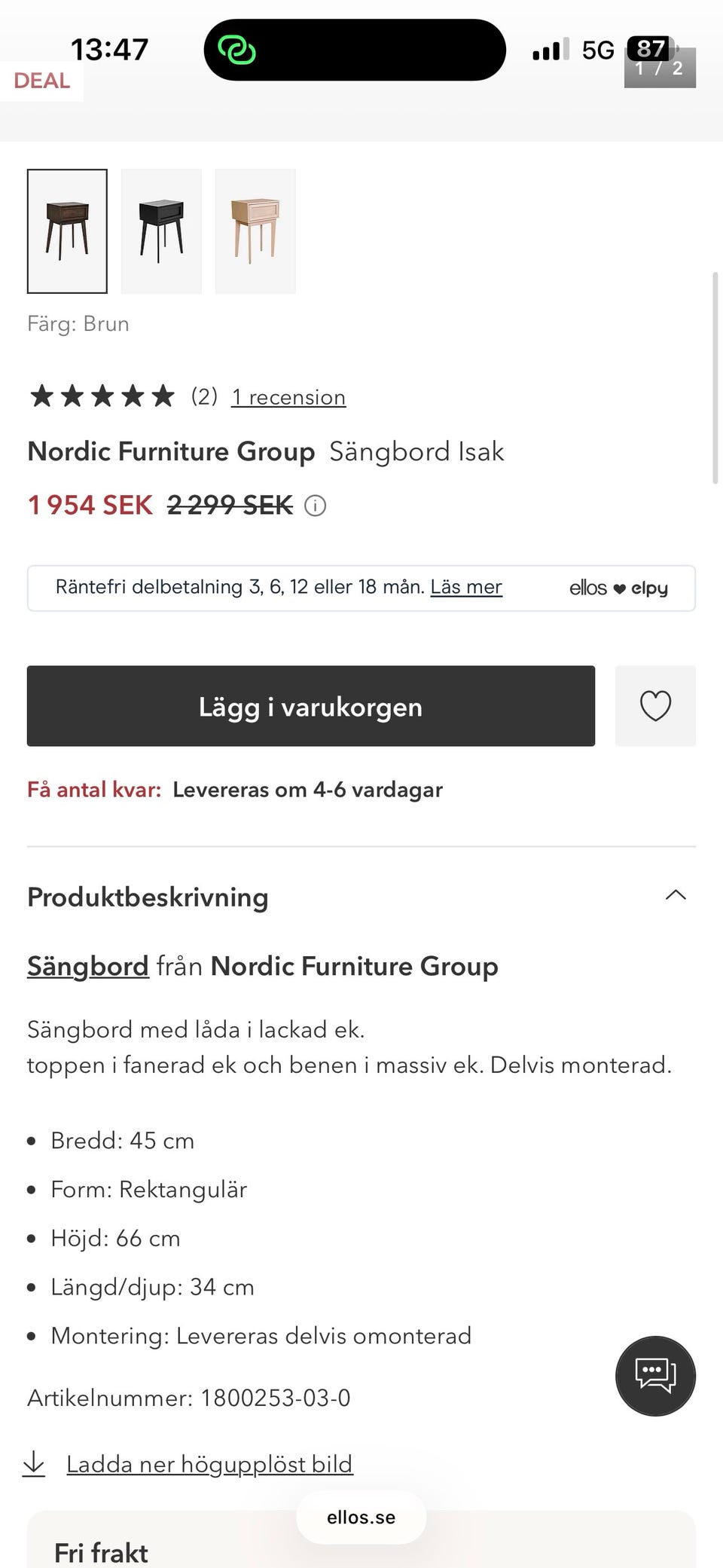 Galleribild