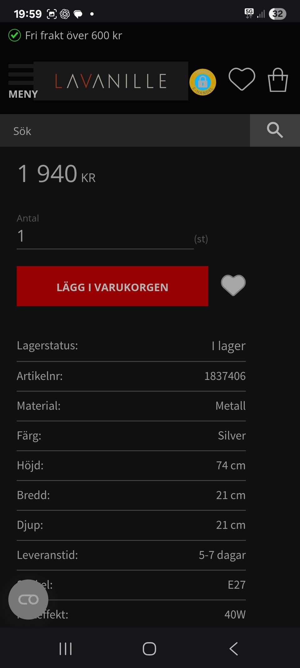Galleribild