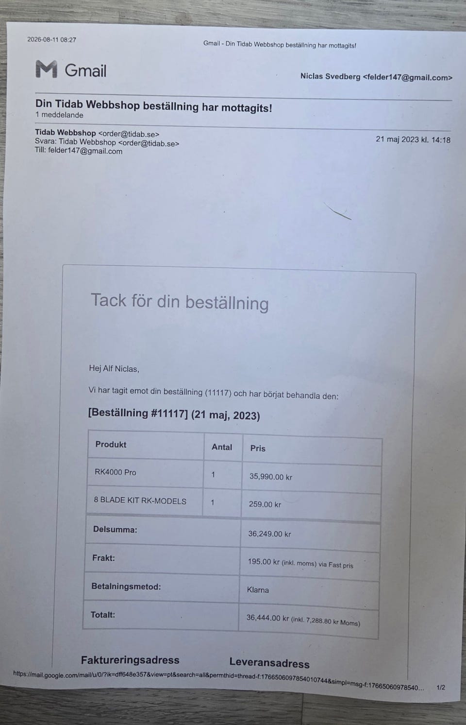 Galleribild