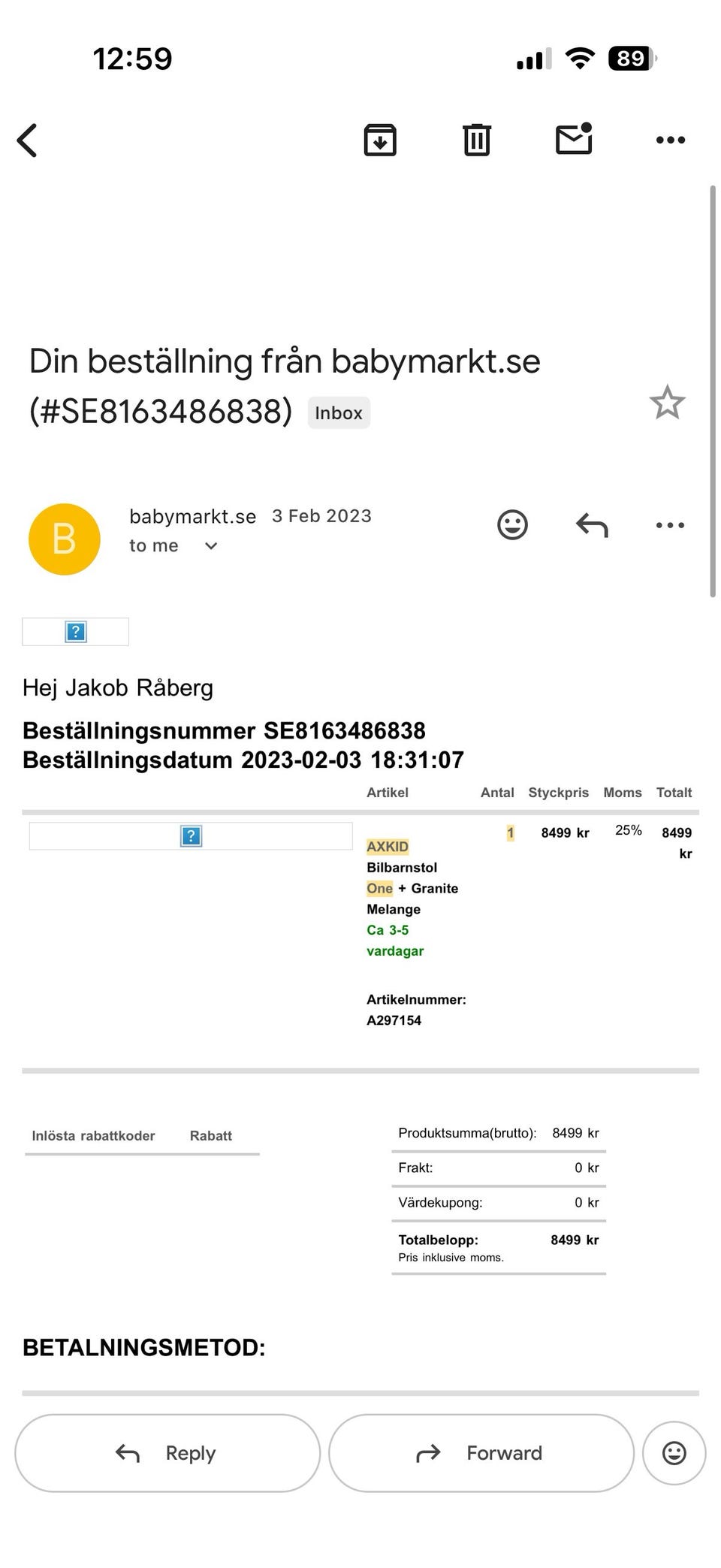 Galleribild