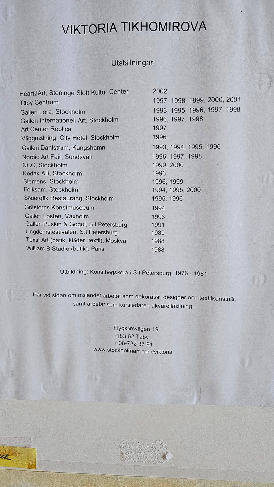 Galleribild