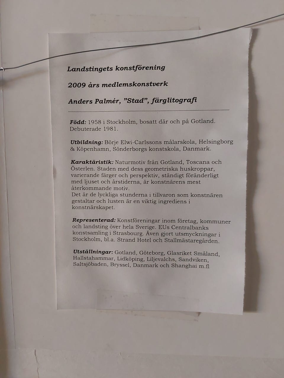 Galleribild