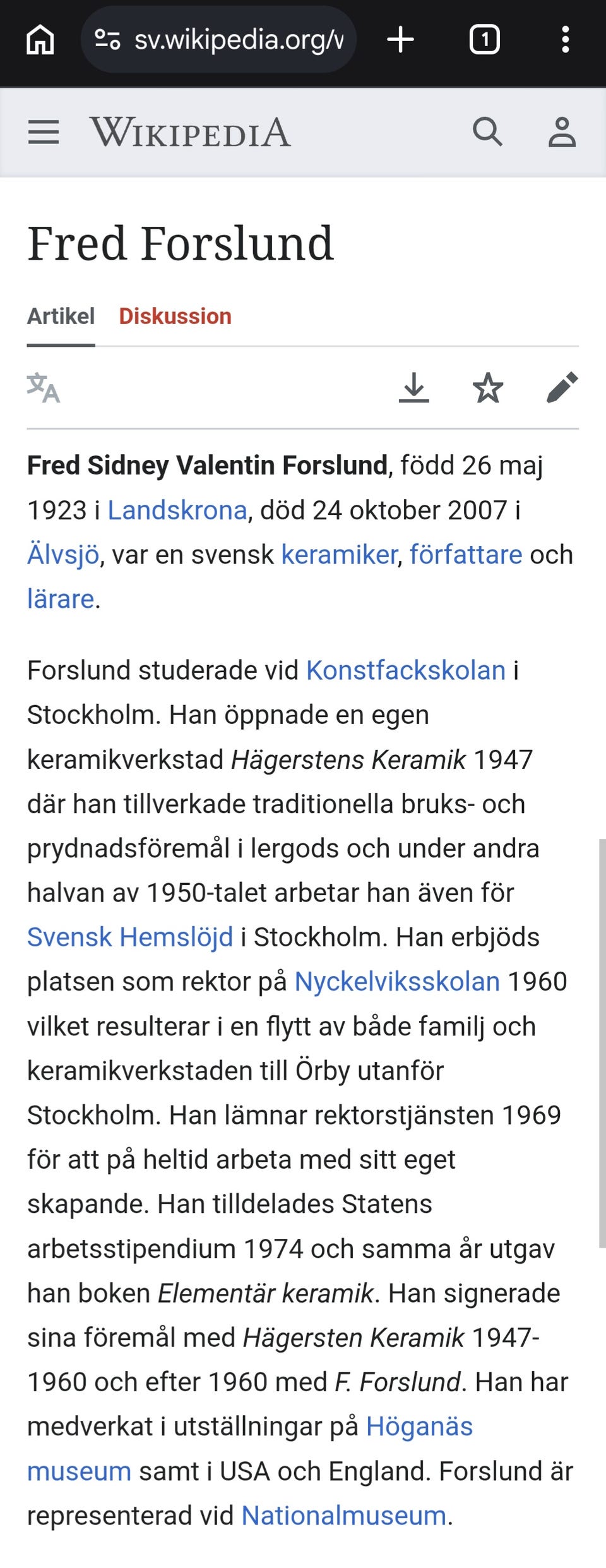 Galleribild