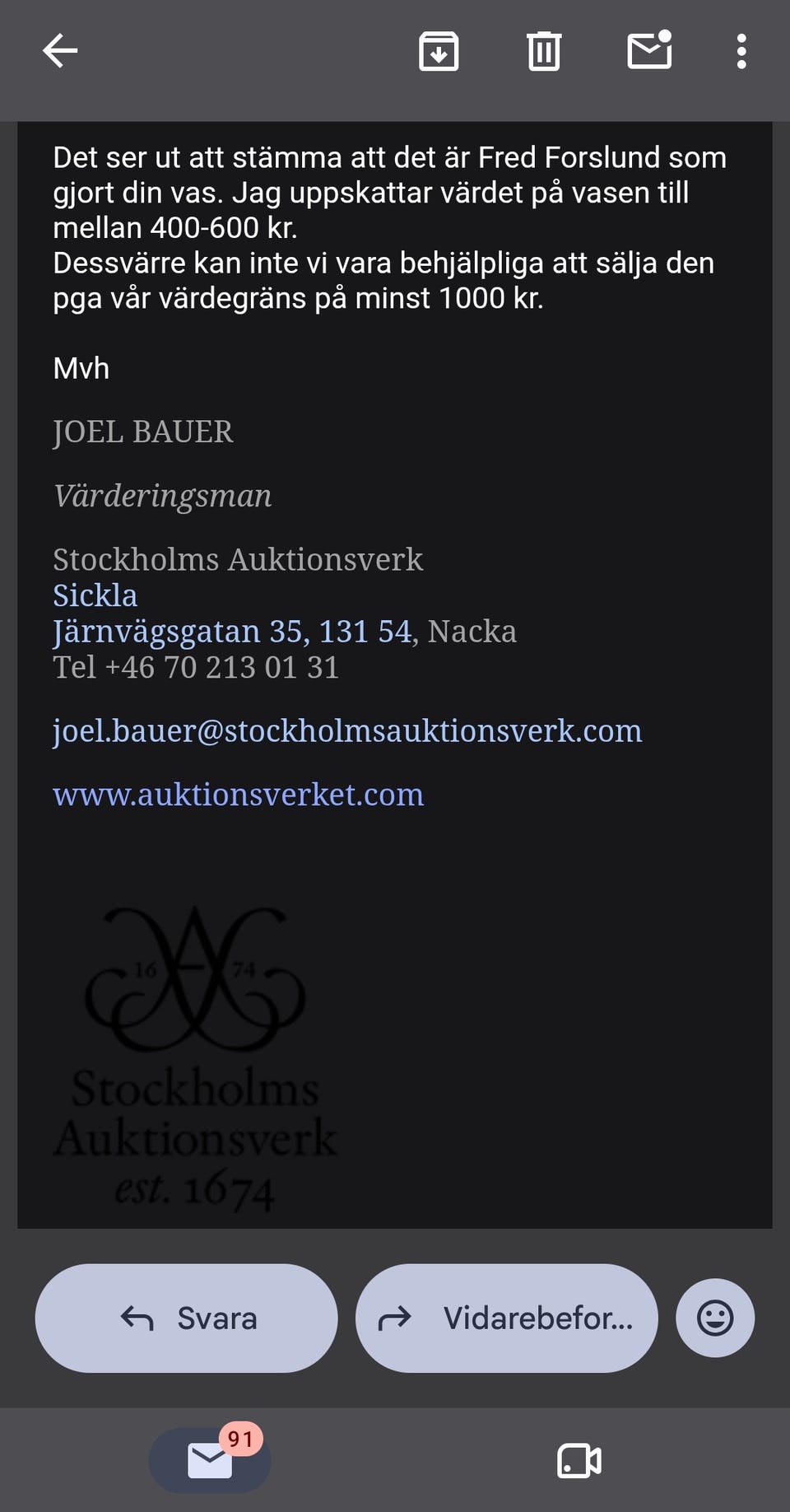 Galleribild